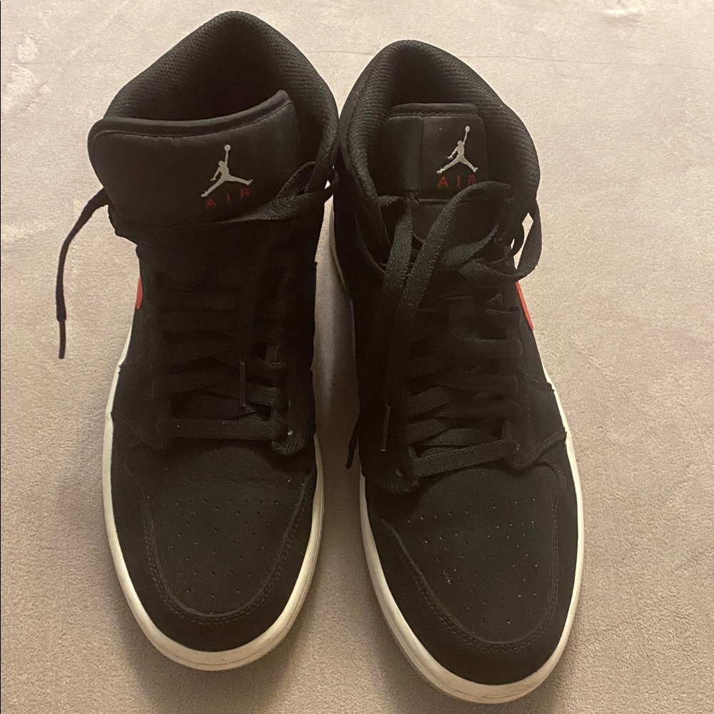 Nike Black and Red Sneakers